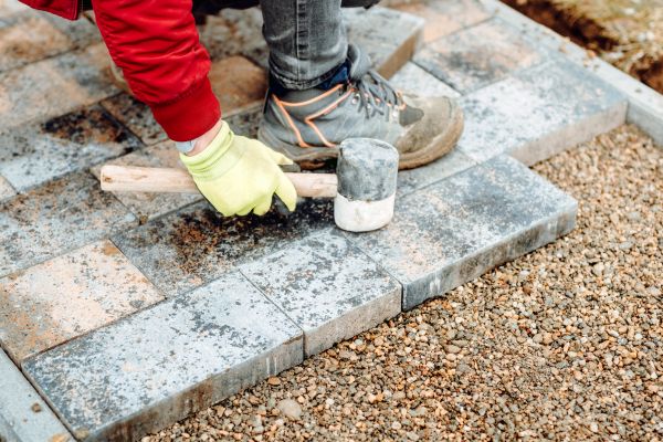 Brick Pavers Placement